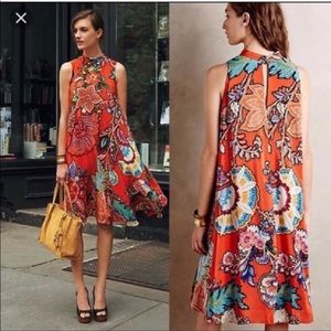 Anthropologie Maeve Larkhill Floral Dress